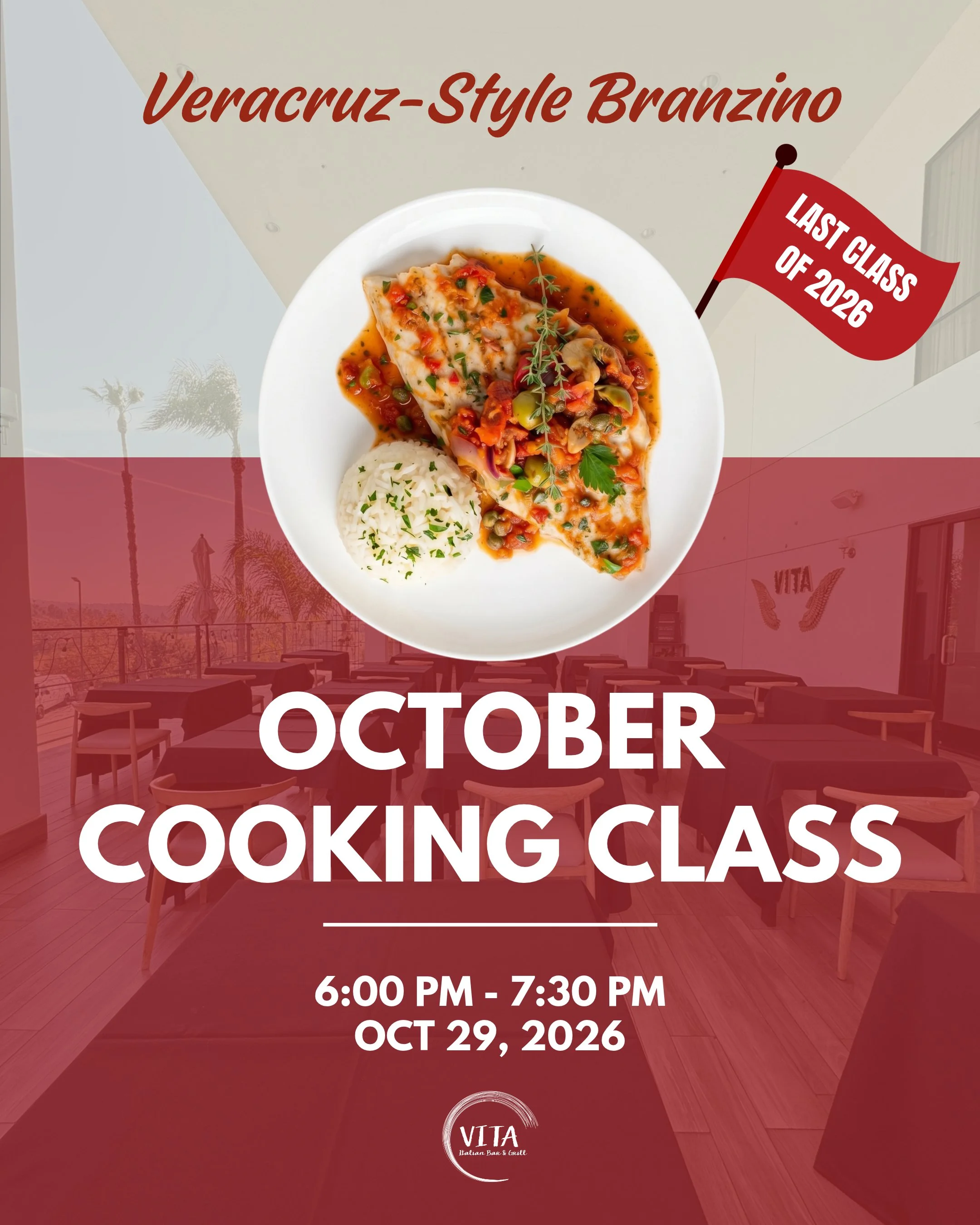 VITA October cooking class - last class of 2026
