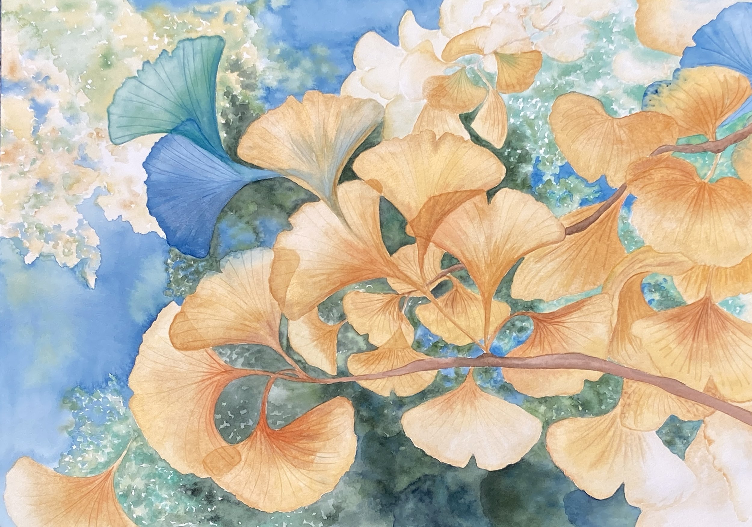 Ginkgos in Gold