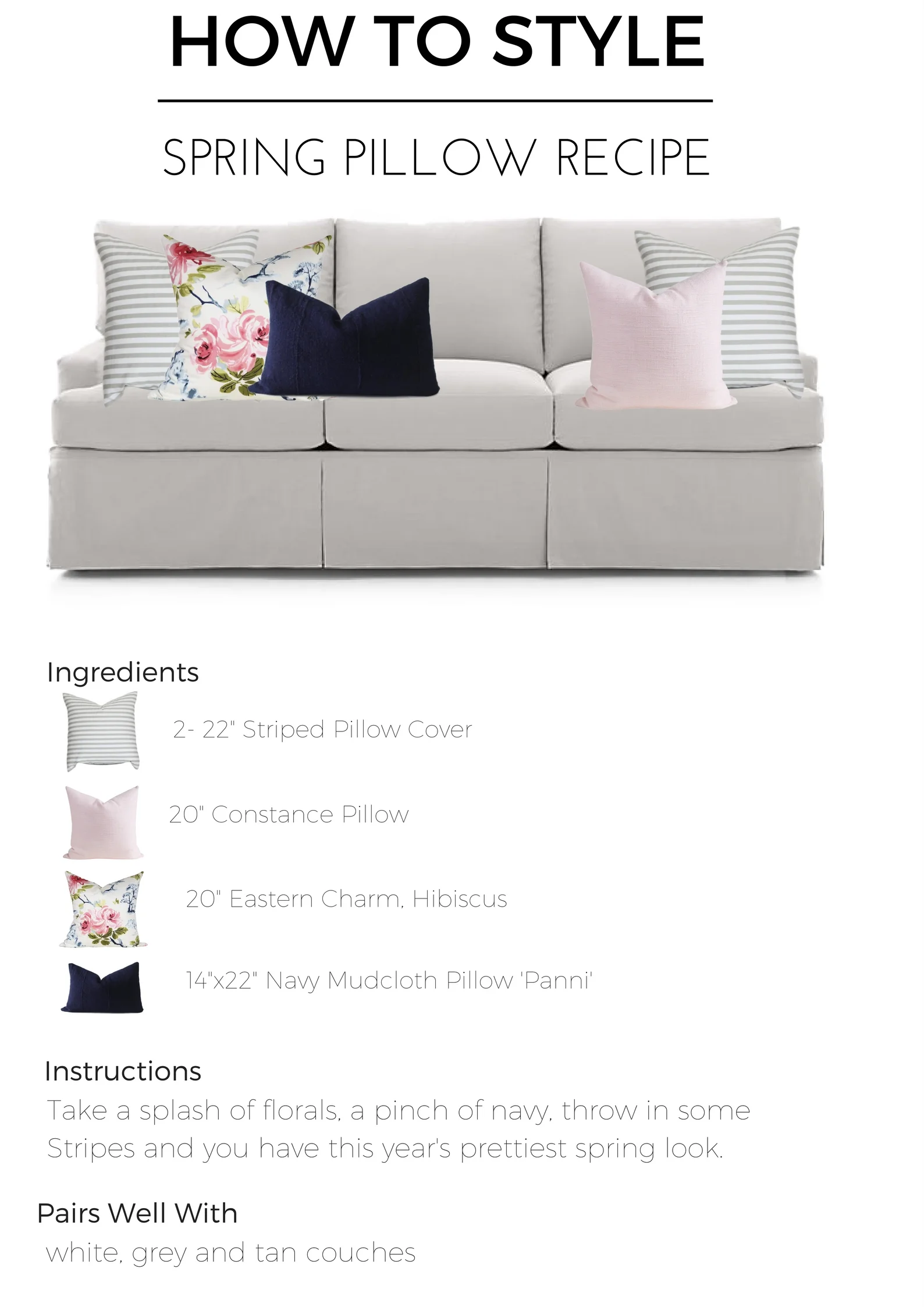 navy mudcloth pillow