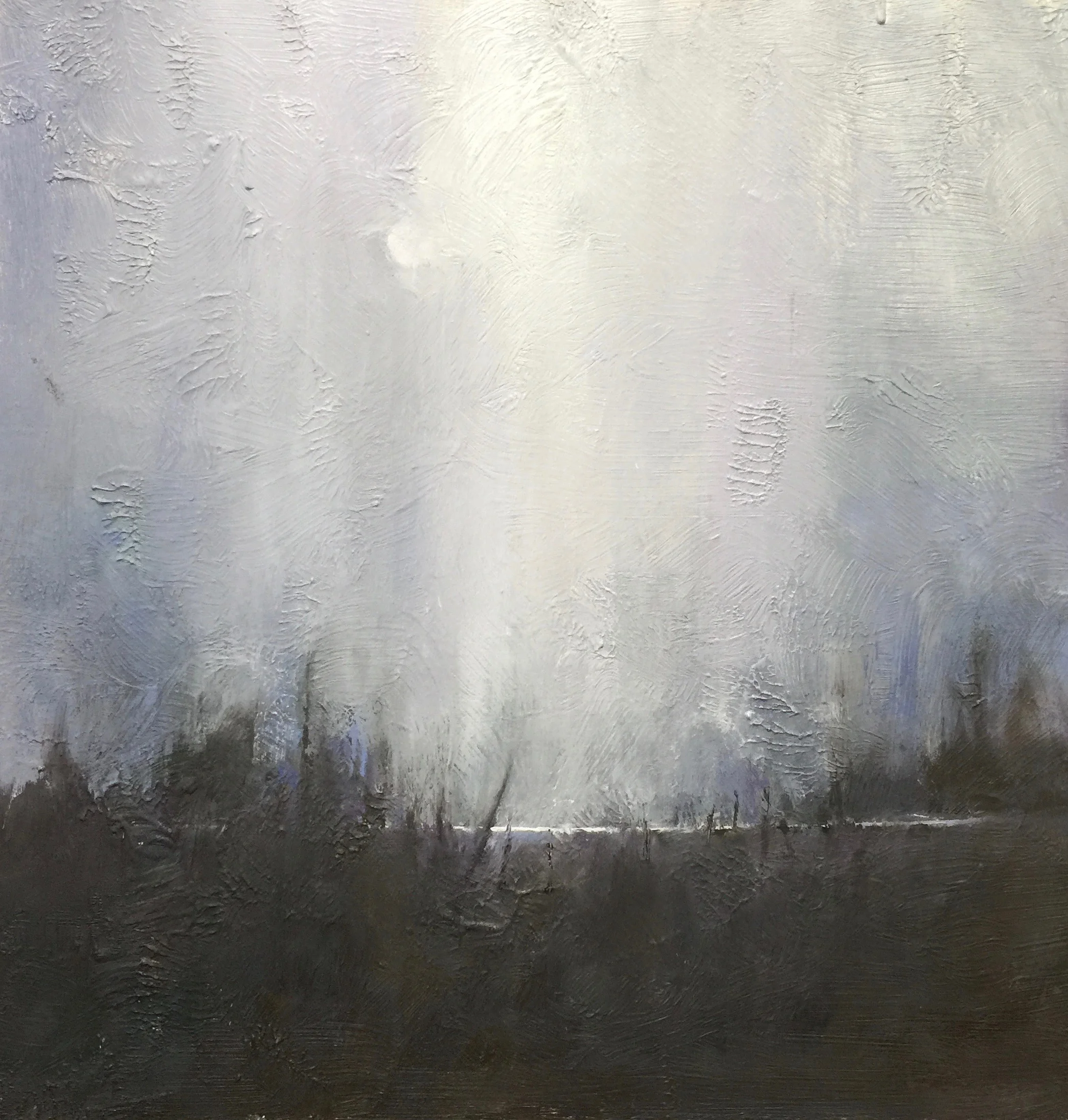 'Rain Shower Over a Beaver Pond'(Sold)