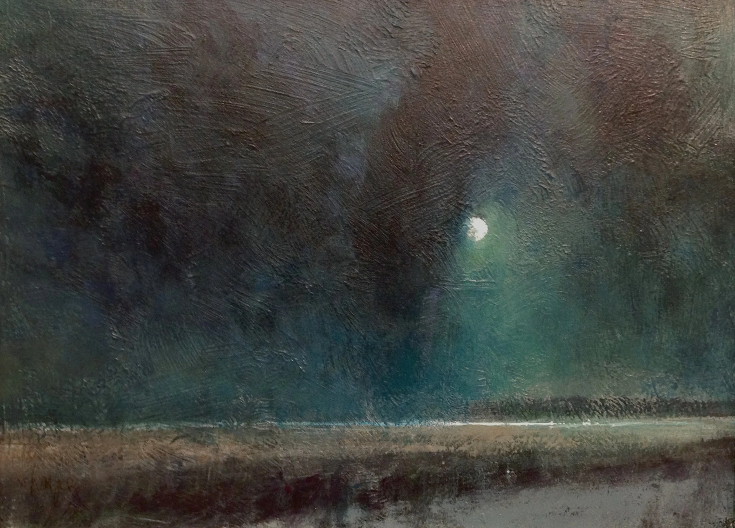 'Moon Over Lake Huron'(Sold)