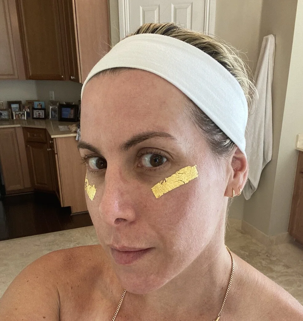 It's Election Day and I'm coping by putting 24K gold on my face