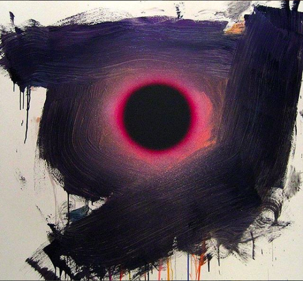 Dan Christensen, Dolby , 1998, Acrylic on canvas, 65 x 70 in Photo cred: Berry Campbell Gallery