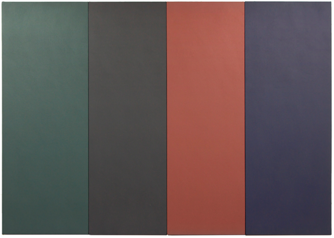 Cassio Michalany, Untitled , 2015, Acrylic on wood, 53 × 74" 