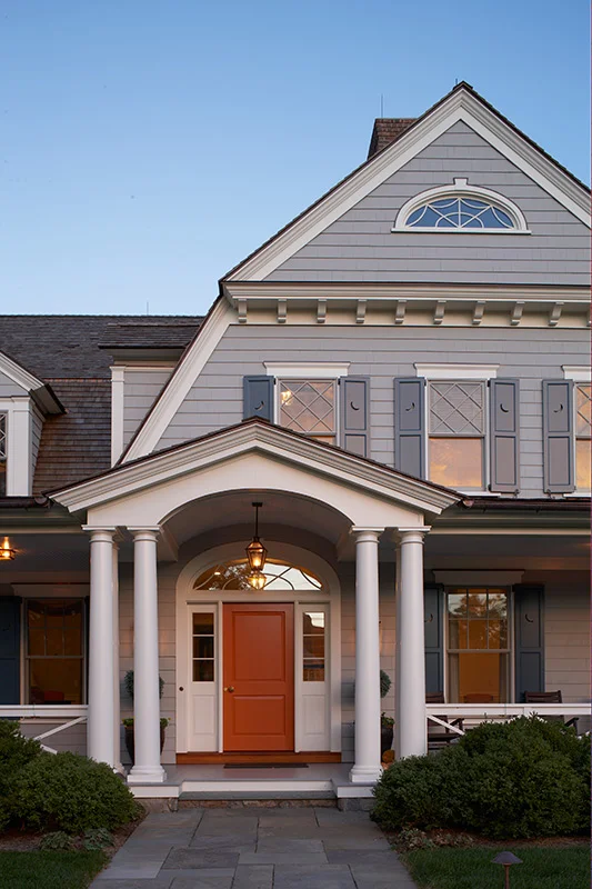 Rye Dutch Colonial, Designed by Kathleen Walsh. Art inside by Mason Lane + pics coming soon. 