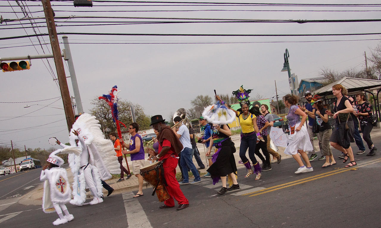 Mardi Gras Day Land of the Free March
