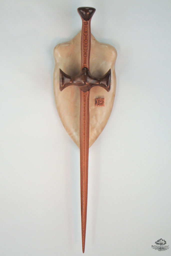 Sword Cross Maple shield w lacewood walnut & wenge.JPG
