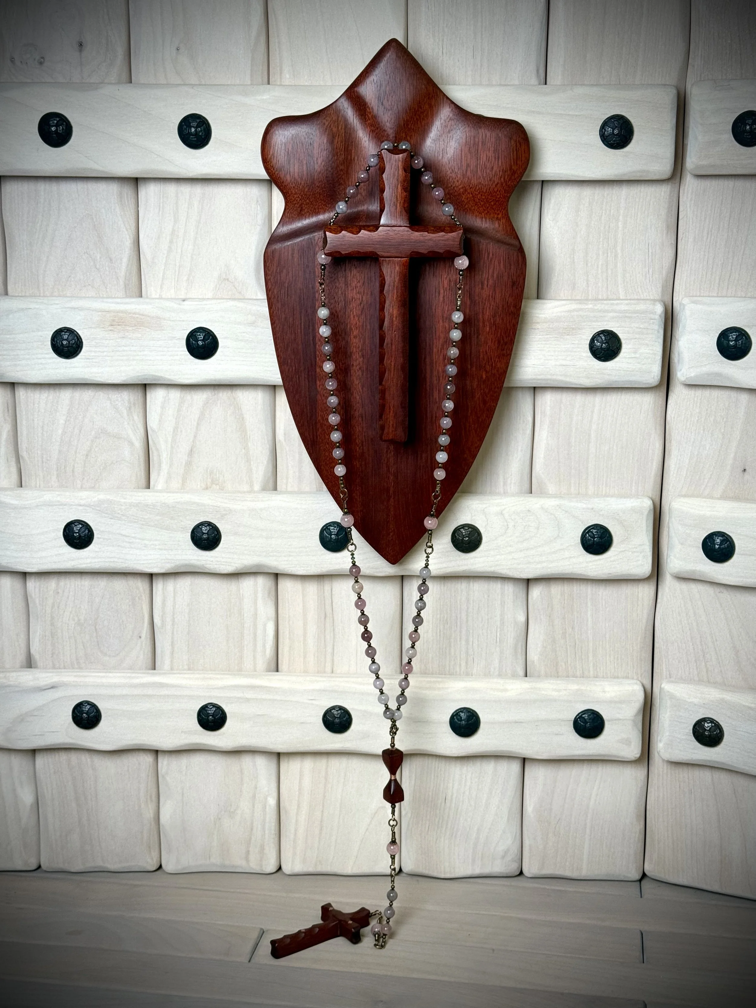 St. Michael’s Shield & Rosary Set - The “Armor of God” (Ephesians 6:13)