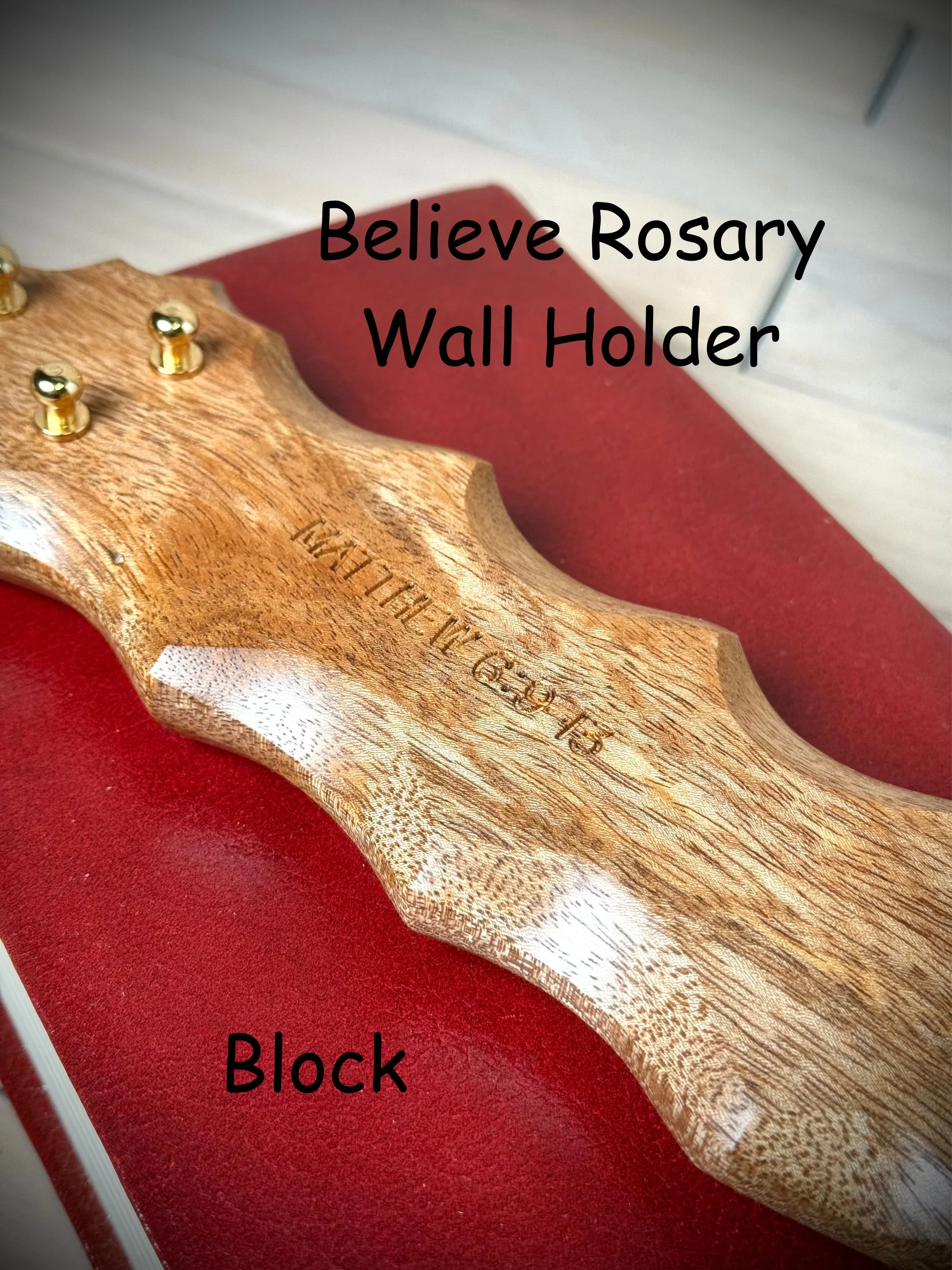 Believe Rosary Wall Holder.jpg