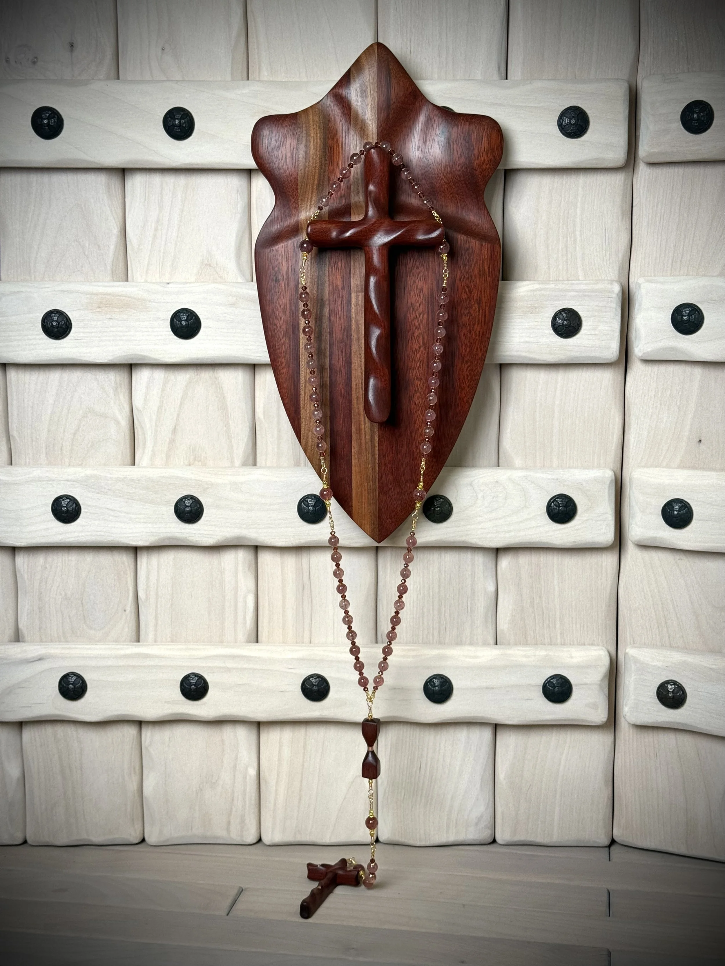 St. Michael’s Shield & Rosary Set - The “Armor of God” (Ephesians 6:13)