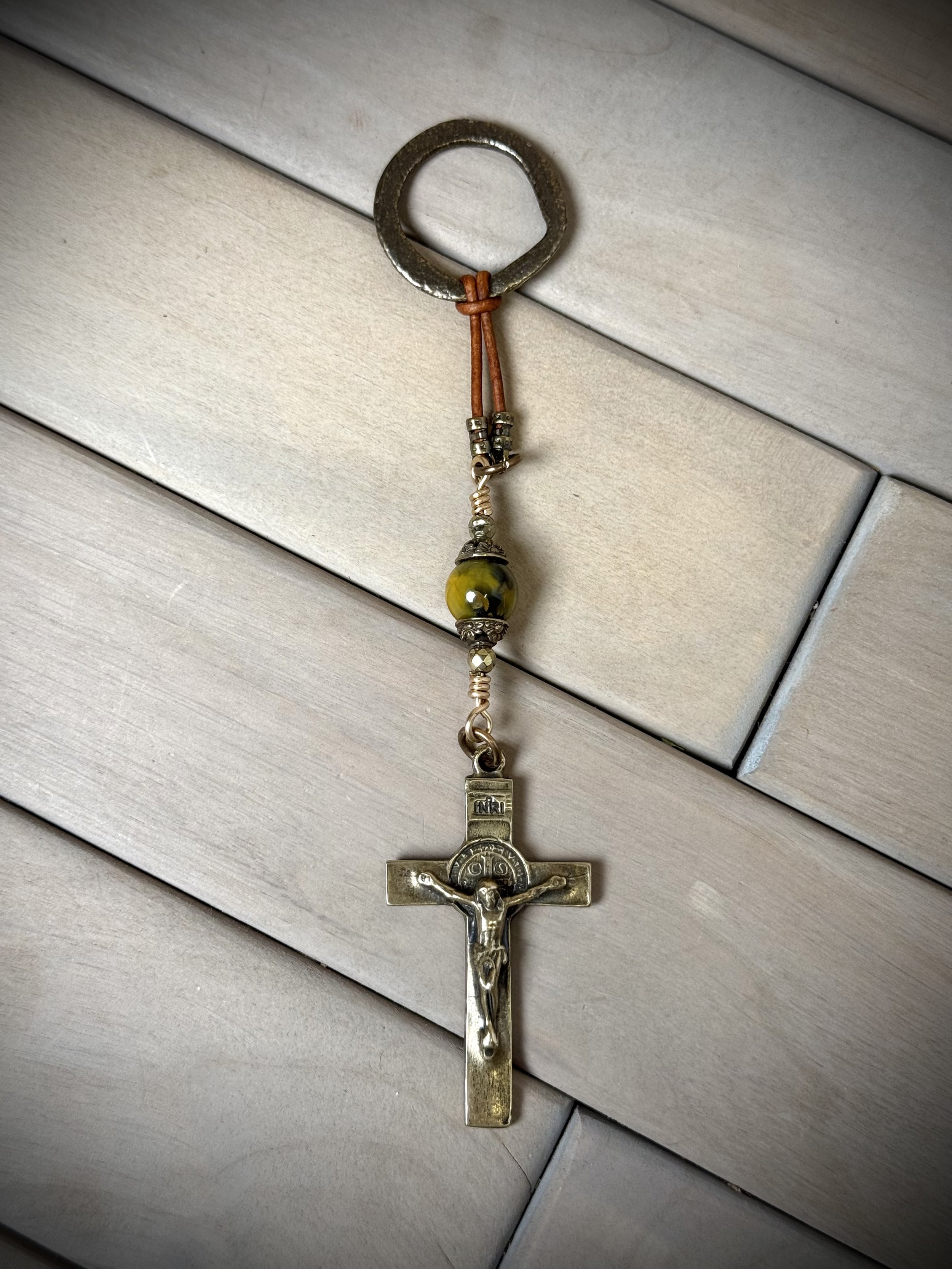 Believe Cross Pocket Rosary