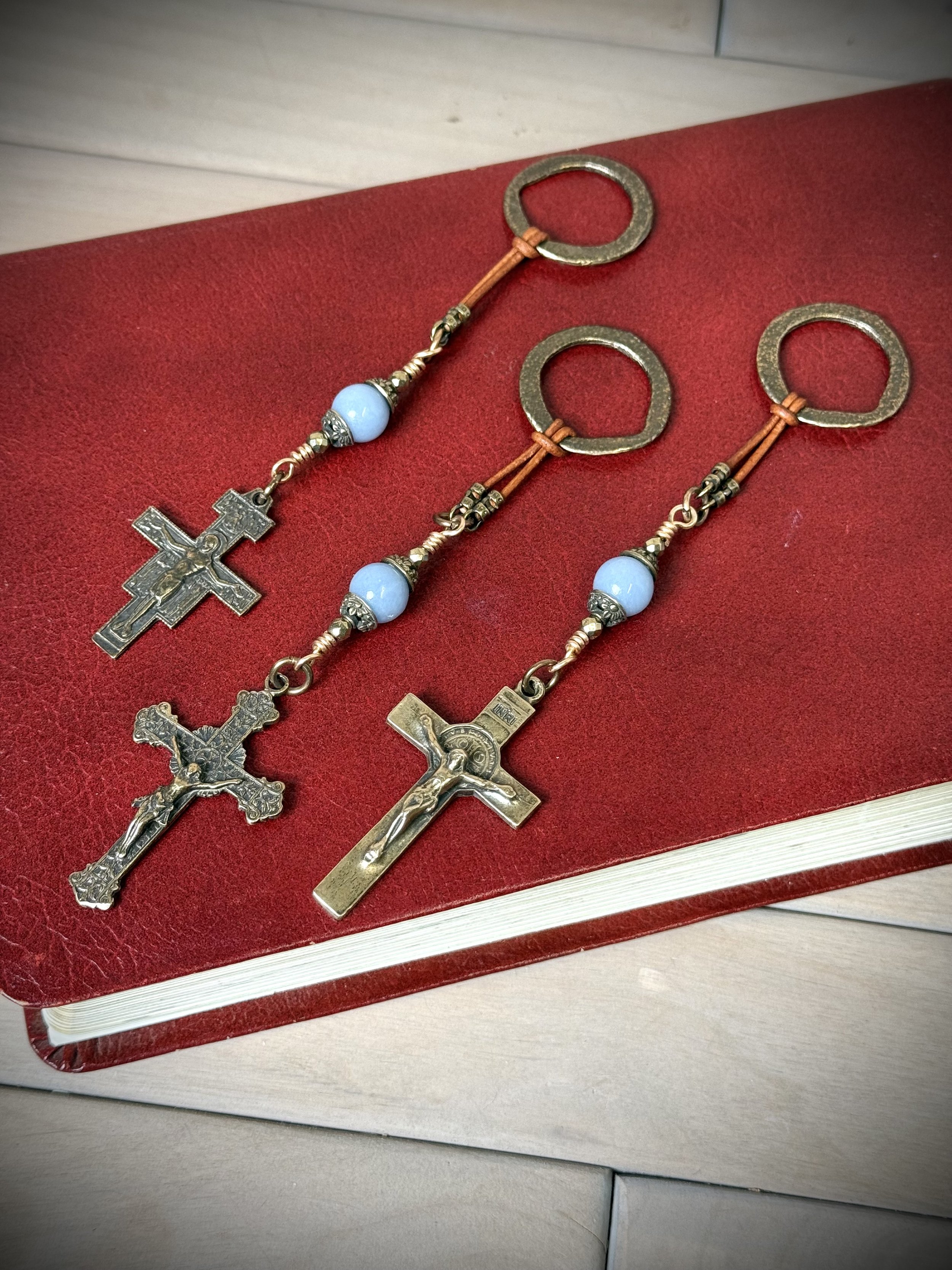 Believe Cross Pocket Rosary (MADE TO ORDER)