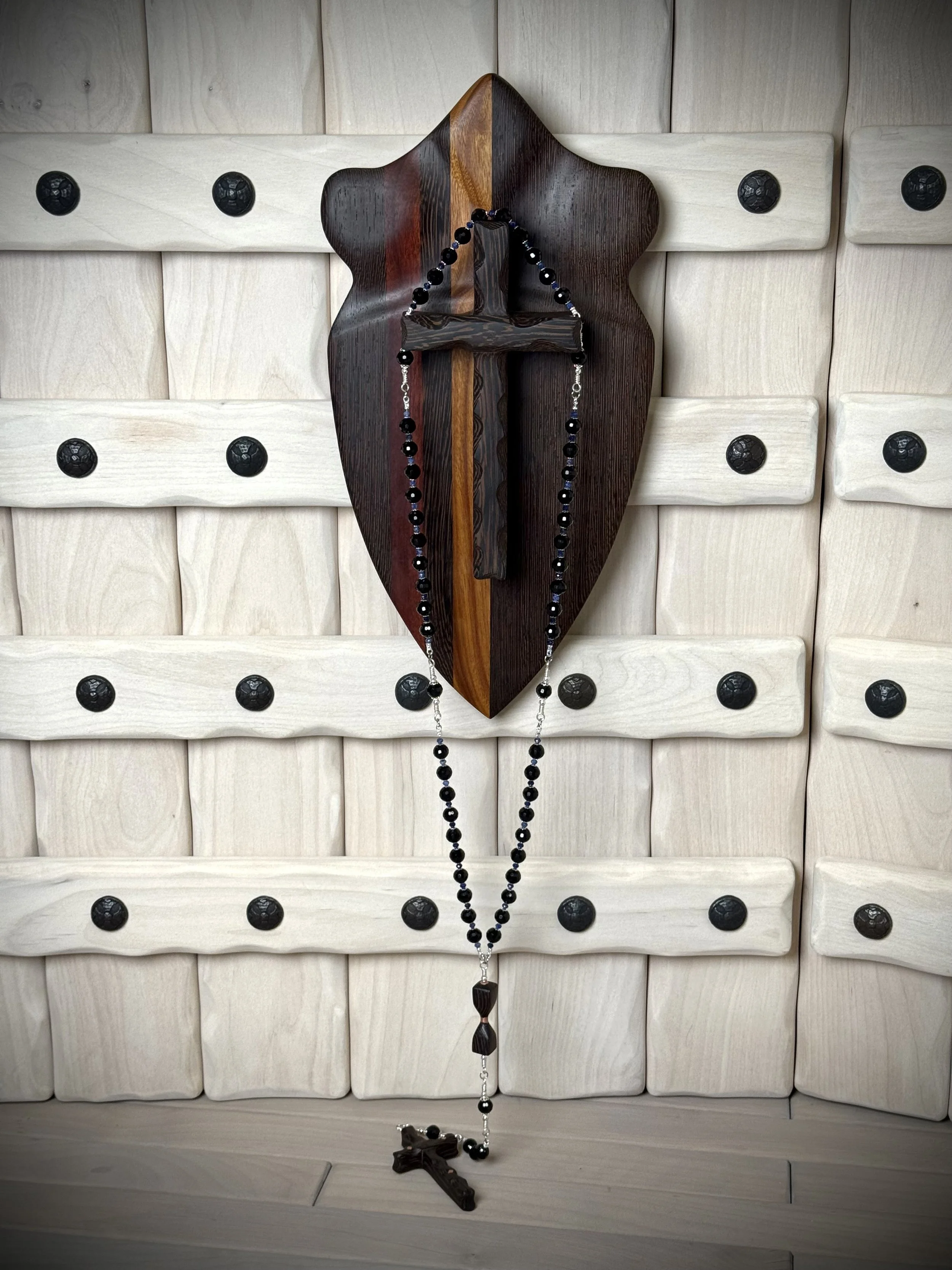 St. Michael’s Shield & Rosary Set - The “Armor of God” (Ephesians 6:13)