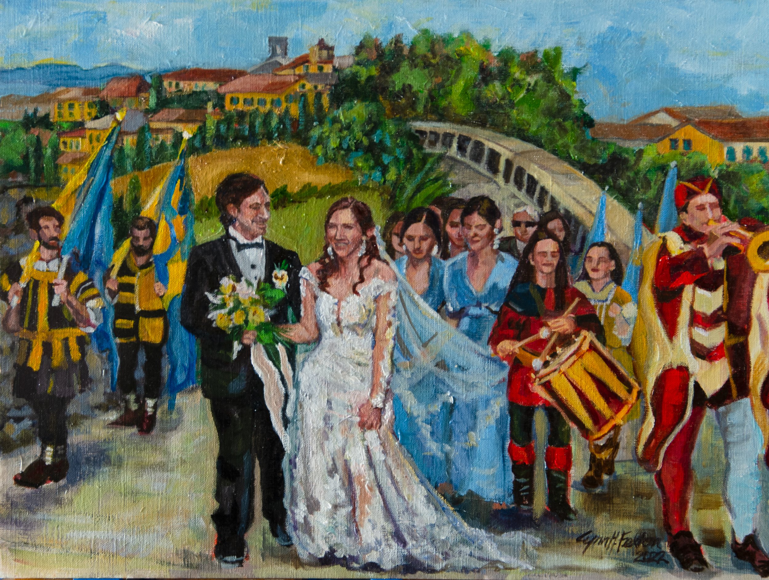 A Wedding In Cortona, SOLD