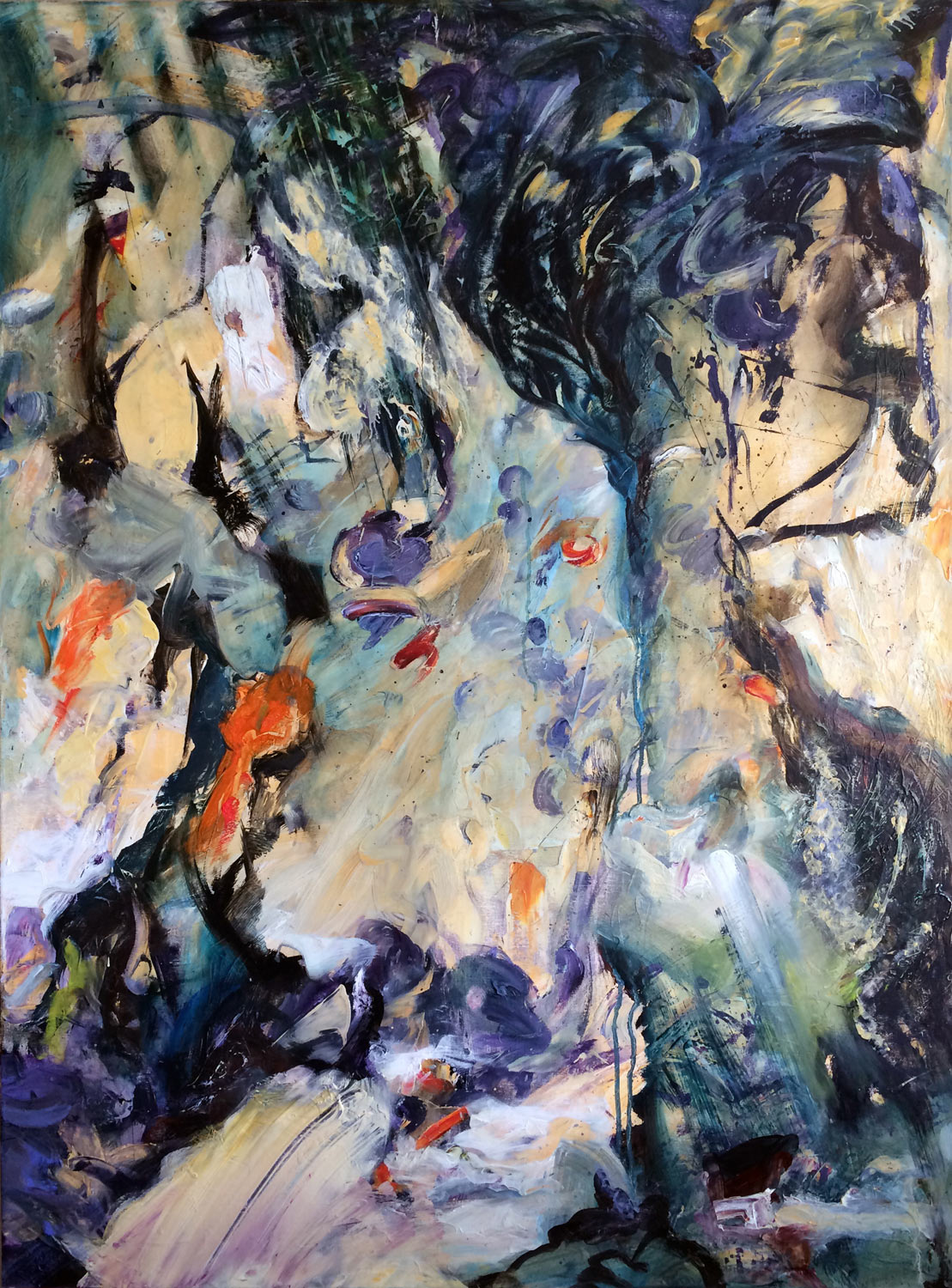 Into the Light - Oil on canvas - 40" x 30" - 2014