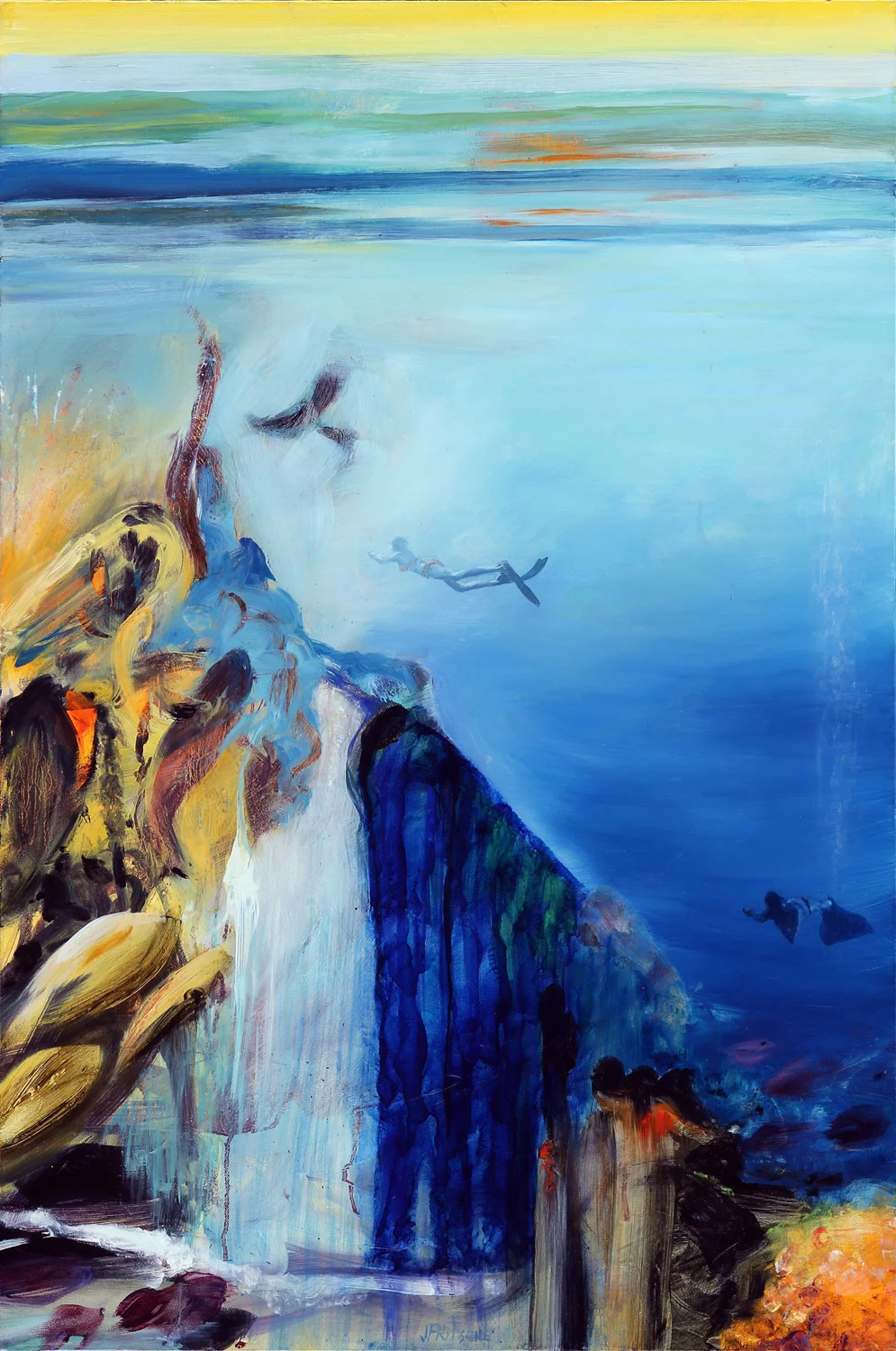 Voyage to Turtle Station - Oil on canvas- 36" x 24" - 2014
