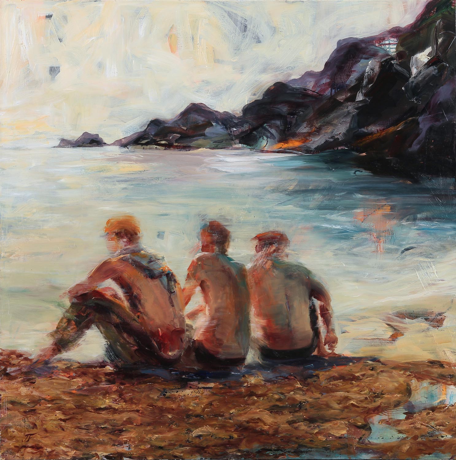 Teenage Twilight - Oil on canvas- 36 " x 36" - 2008-2015