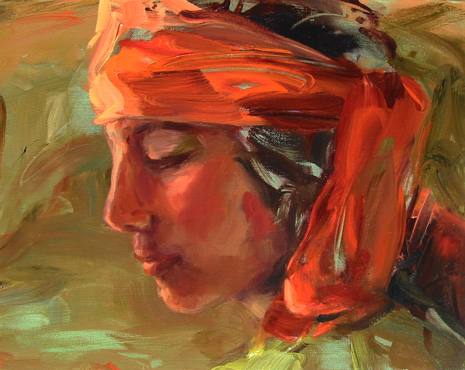 Serene- Oil on canvas- 11" x 14" 