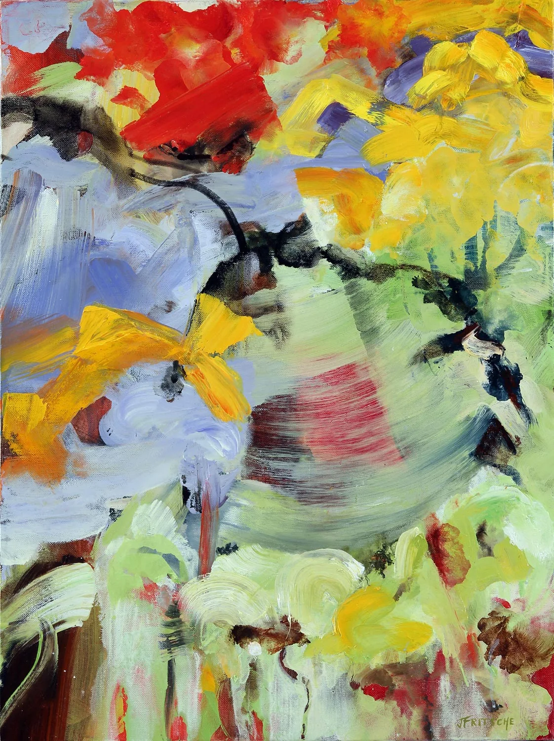 Everything's Vine - Oil on canvas - 24" x 18" - 20 14