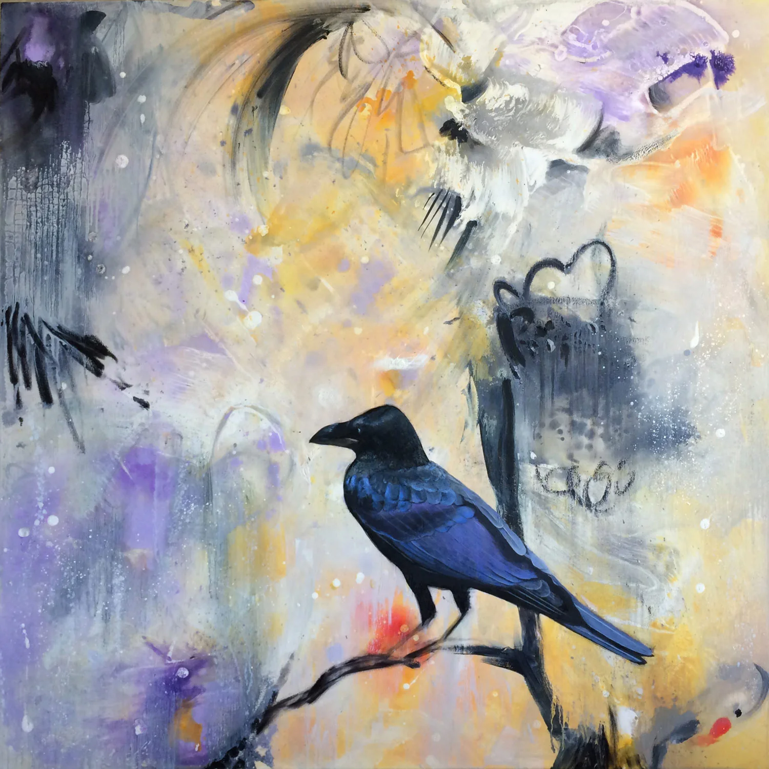 Paradise Waits - Oil on canvas - 40" x 40" - 2016