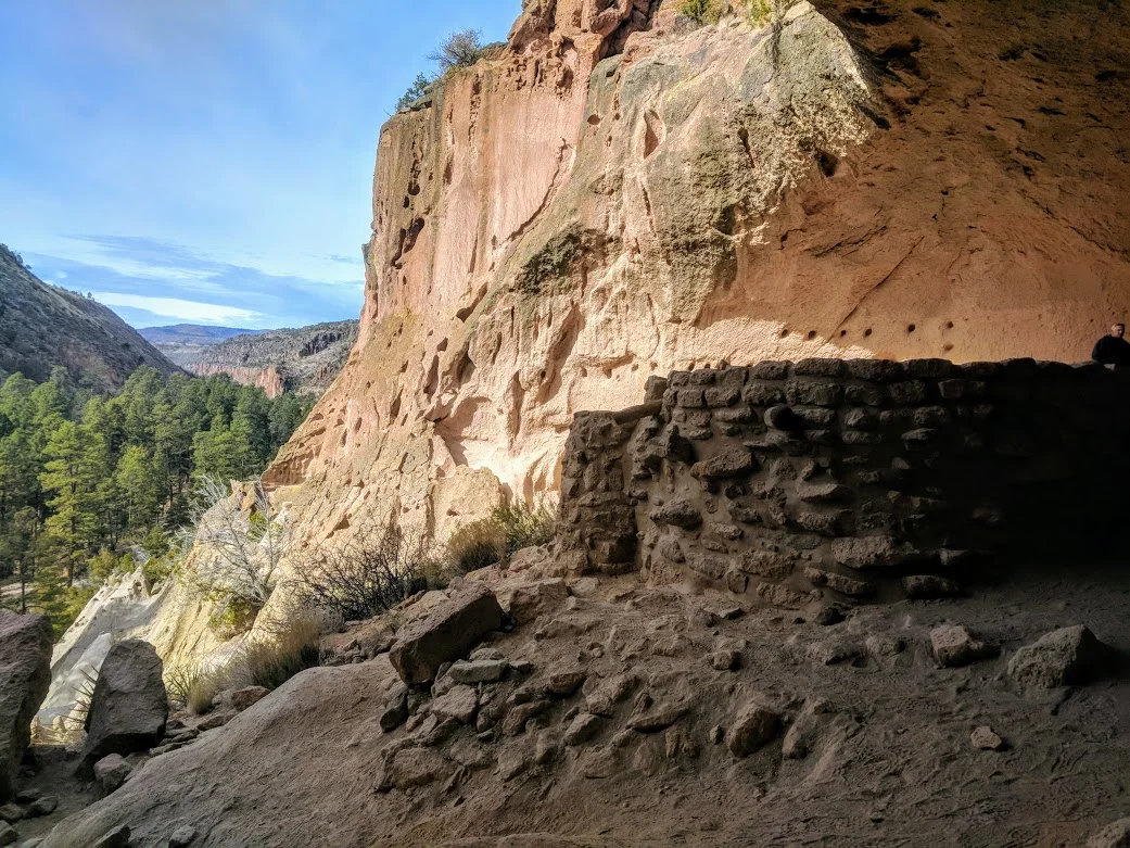 January 7, 2018 - Bandelier National Monument should be under a good amount of snow....