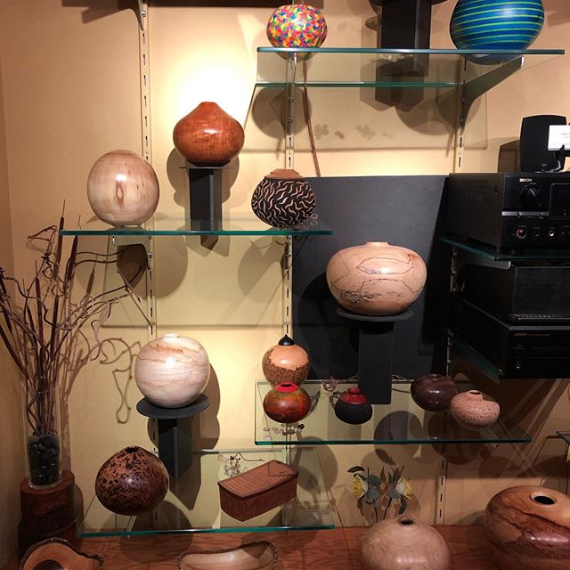 Welcome to Open Studios  #openstudios #wood #woodturning #hollowform #keepcraftalive #greenwoodworker #hollowvessel #woodworking #woodart #homedecor #woodcraft #craftinwood #arthome #homedecorating #woodsculpture #boulderco #rockymountainart #woodtur