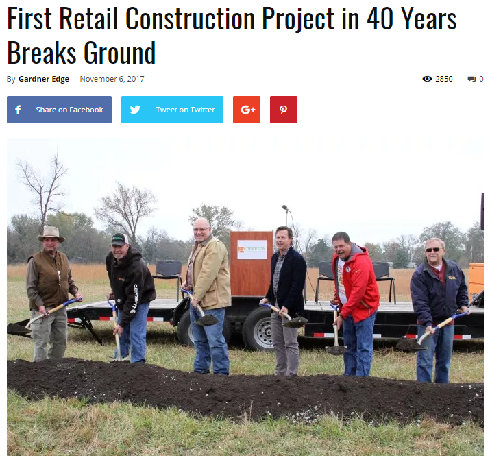 First Retail Construction Project in 40 Years Breaks Ground