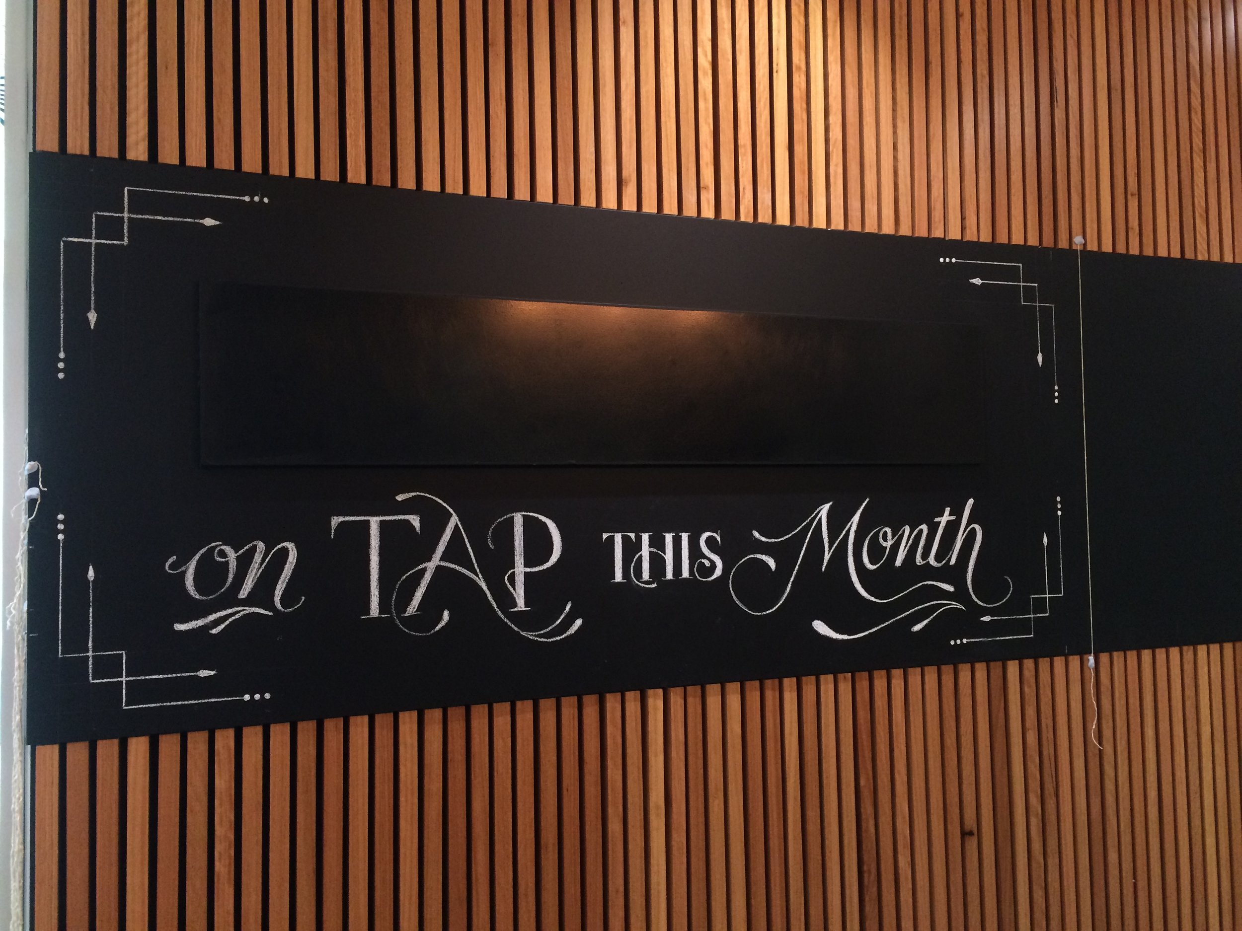 On Tap this Month for the latest craft beer options in the office.