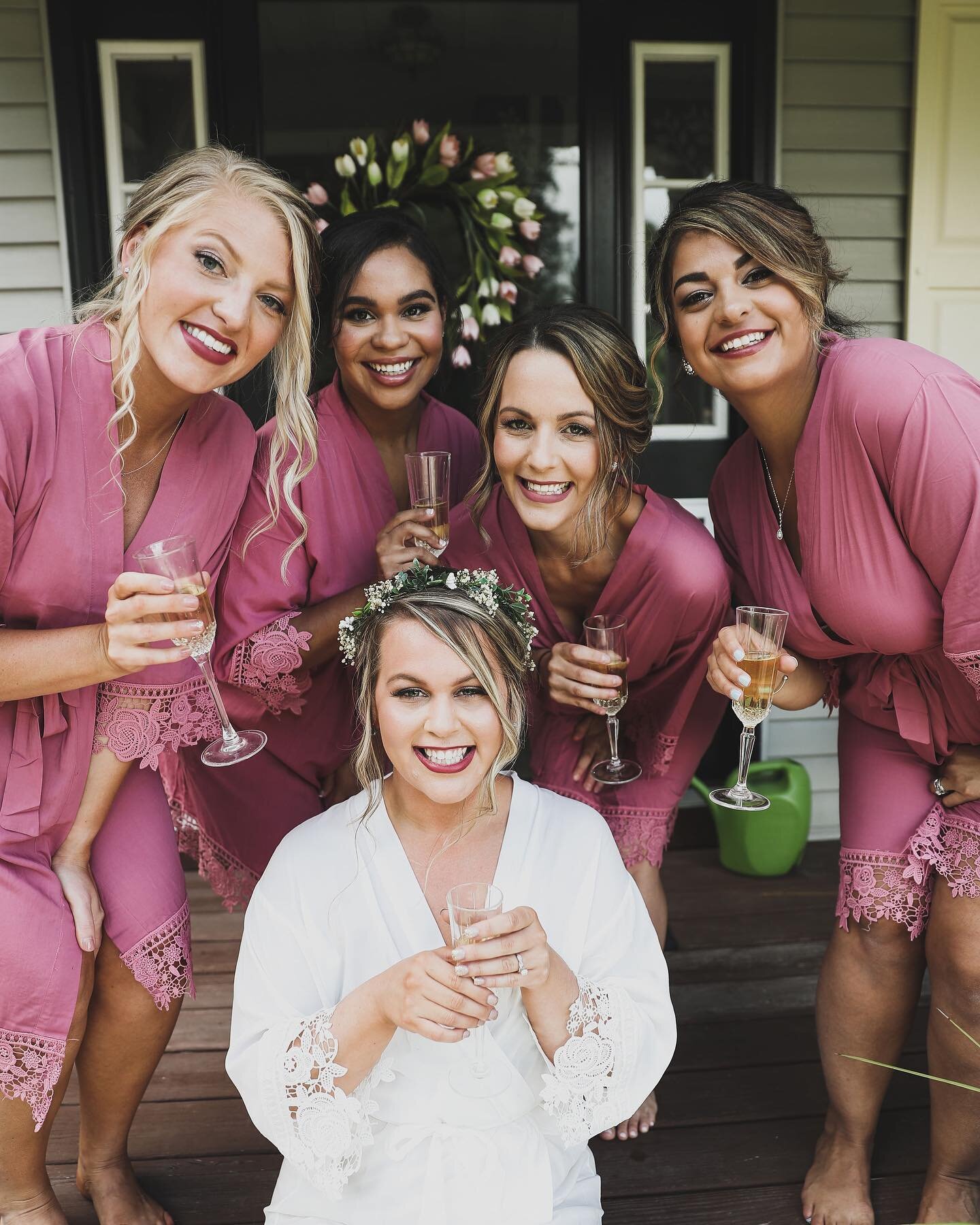#bridesmaids #bridalparty #prettygirls #worcesterma #massachusetts #makeupartist