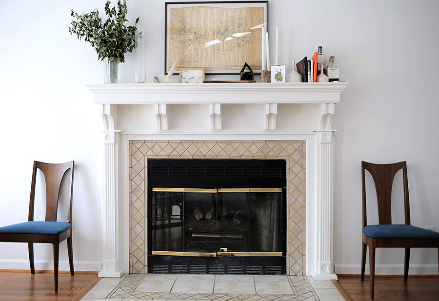 Updating A Gas Fireplace Surround, How To Modernize Gas Fireplace