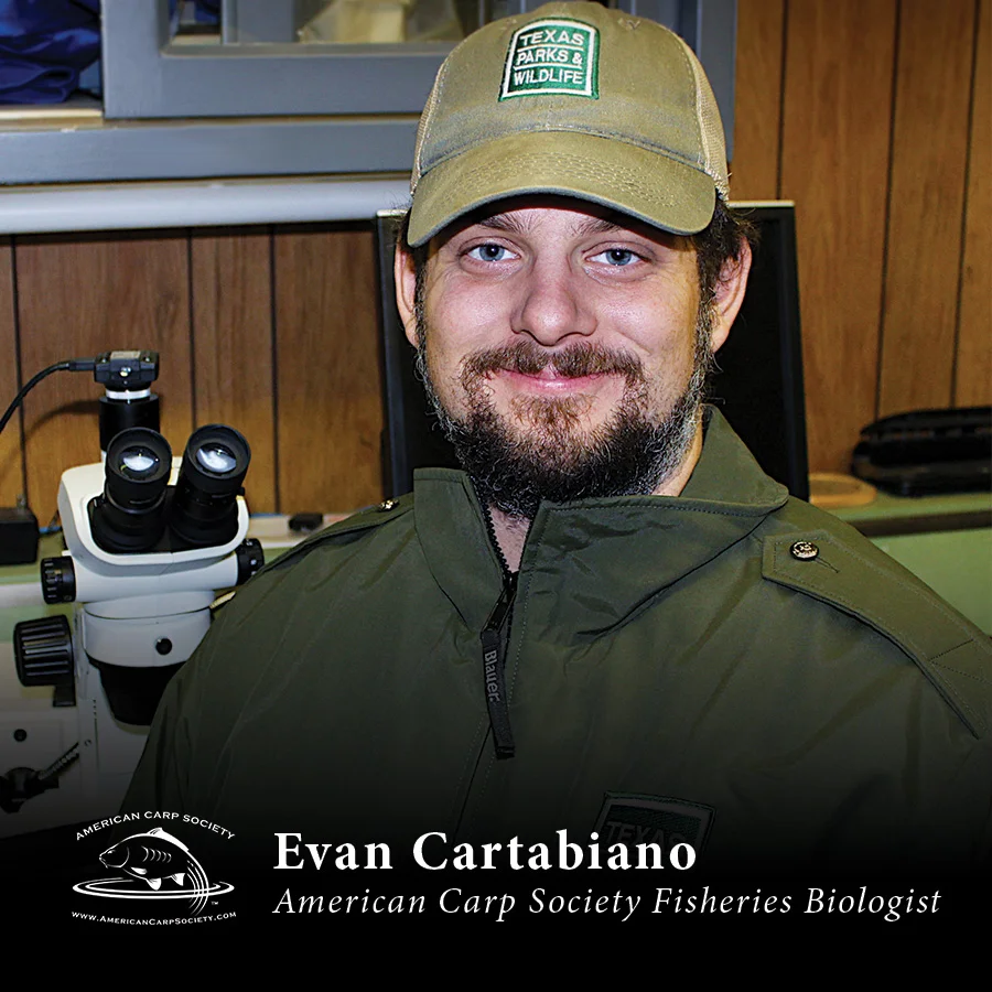 Evan Cartabiano Becomes The official American Carp Society fisheries Biologist