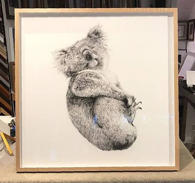 Custom framed in Natural Oak 'BLISS' Limited 800mm x 800mm Edition - signed and numbered via www.carlafletcher.com *** Frame in good condition here @petecourtneyau 😉 @houserules *** #houserules #houseruleson7 #interiordesign #renovation #bliss #koal