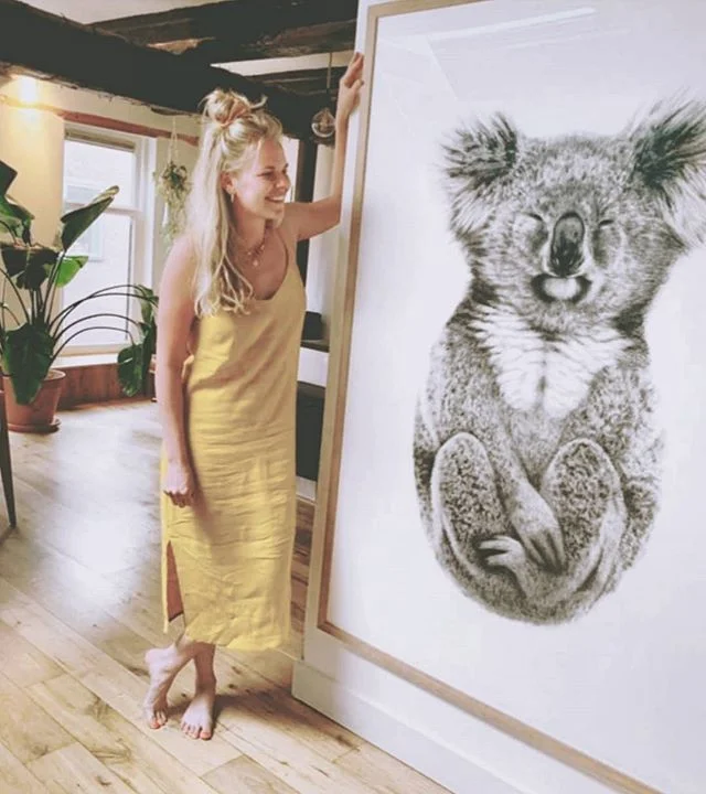 This JUST arrived in The Netherlands! 😍 Beautiful Marije from Northern Netherlands told me that her parents wanted to buy her some Artwork after she finished studying ... It took her 5 YEARS to find the one she wanted - I'm SO honoured! Such magic t