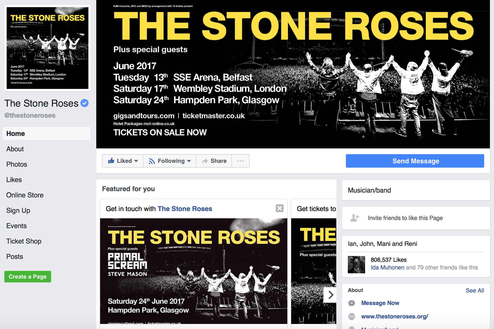 The Stone Roses Facebook Page.png