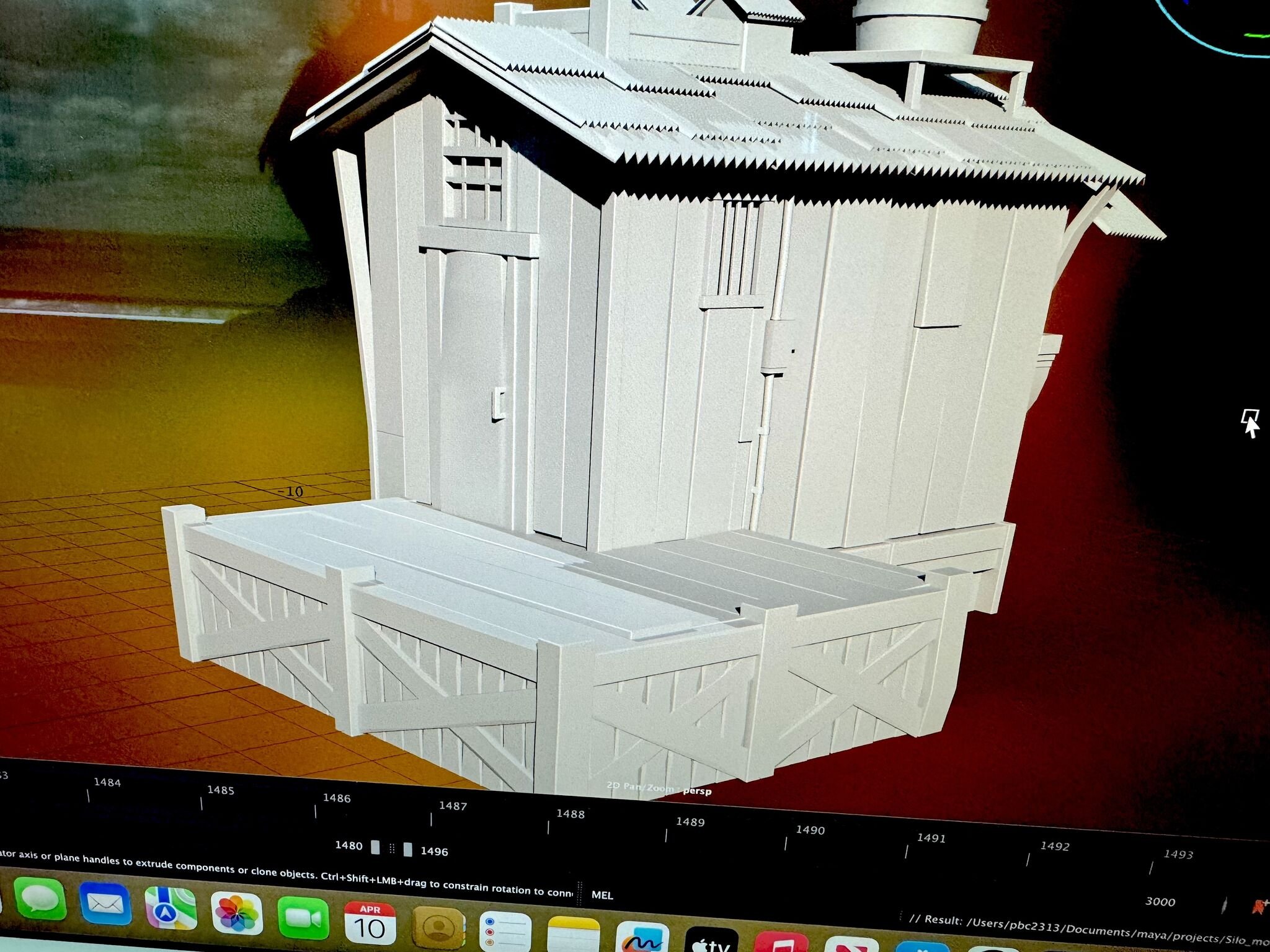 𝗦𝗧𝗨𝗗𝗘𝗡𝗧 𝗪𝗢𝗥𝗞 // A WIP sneak peek at the half-held shed created by Kieran T. in our 3D class. 👏👏👏 
.
.
.
.
.
.
.
.
.
.
.
.
.
.
.
#yeg #yegphoto #yegphotography #yegphotographer #yegdesign #yegdesigners #yegger #yeggers #yegdt #weareyeg #