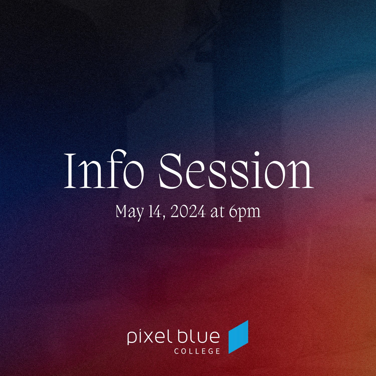 ⏰Join us next week for our 𝗢𝗻𝗹𝗶𝗻𝗲 𝗜𝗻𝗳𝗼 𝗦𝗲𝘀𝘀𝗶𝗼𝗻! Staff and instructors will be available to answer all of your questions and provide more info about our programs to see if Pixel Blue is the right fit! ⚡ If you're interested in startin