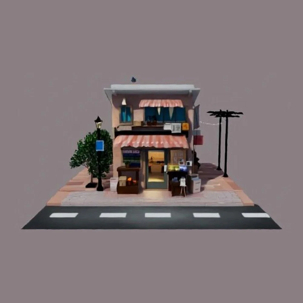 𝗦𝗧𝗨𝗗𝗘𝗡𝗧 𝗪𝗢𝗥𝗞 // An adorable little store 🏪 created in Maya by current, 3D Animation &amp; Visual Effects student, Selena D. Great work! 👏👏👏
.
.
.
.
.
.
.
.
.
.
.
.
.
.
#yeg #yegart #yegarts #yegartist #yegschool #yegcollege #yeggeek #y