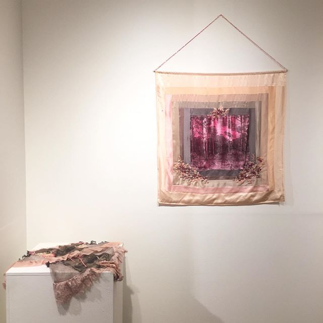 Just installed my pieces in Women&rsquo;s Work @gaffagallery 
Opening is tomorrow night! The show looks beautiful with a stunning selection of textile and ceramic works.

Many thanks to curators @kristipupo_iam and @allegraholmes for organising