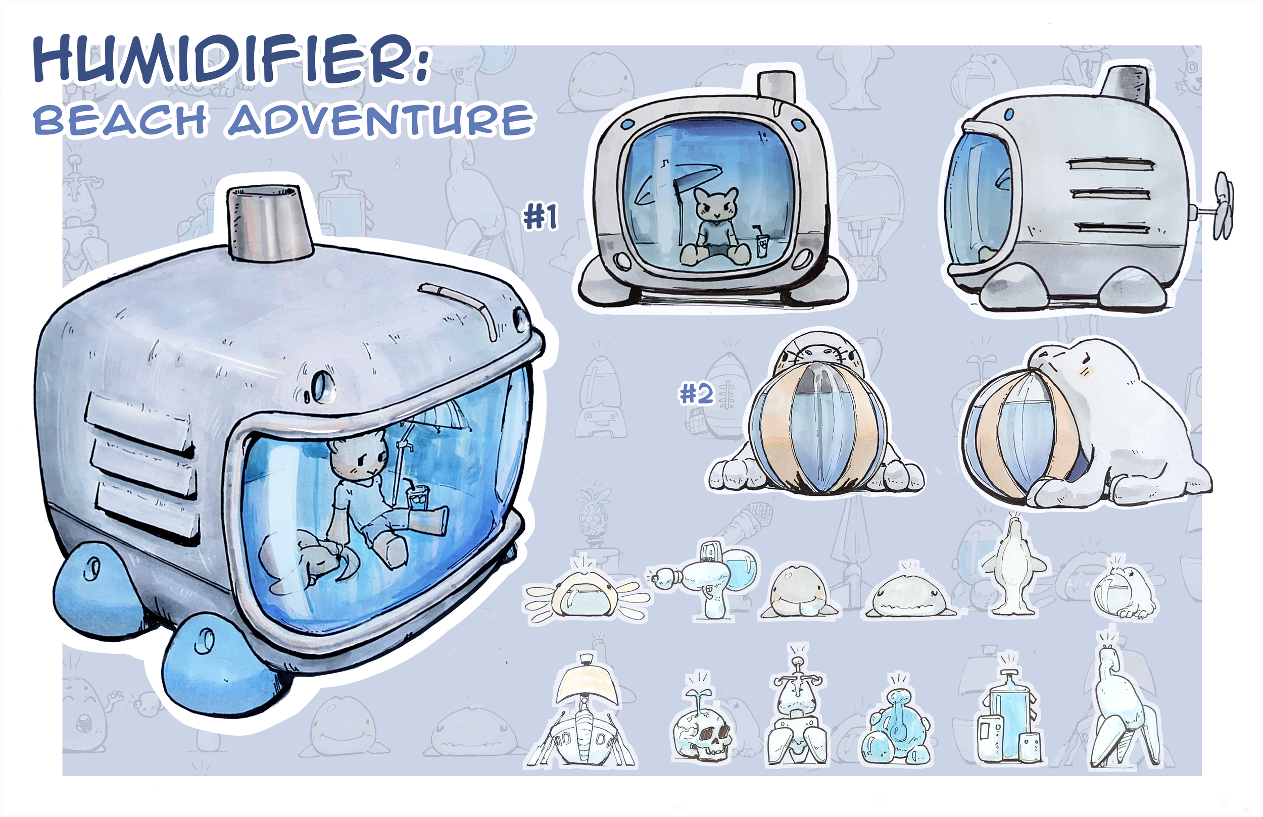 Humidifier Concept- Analog Render