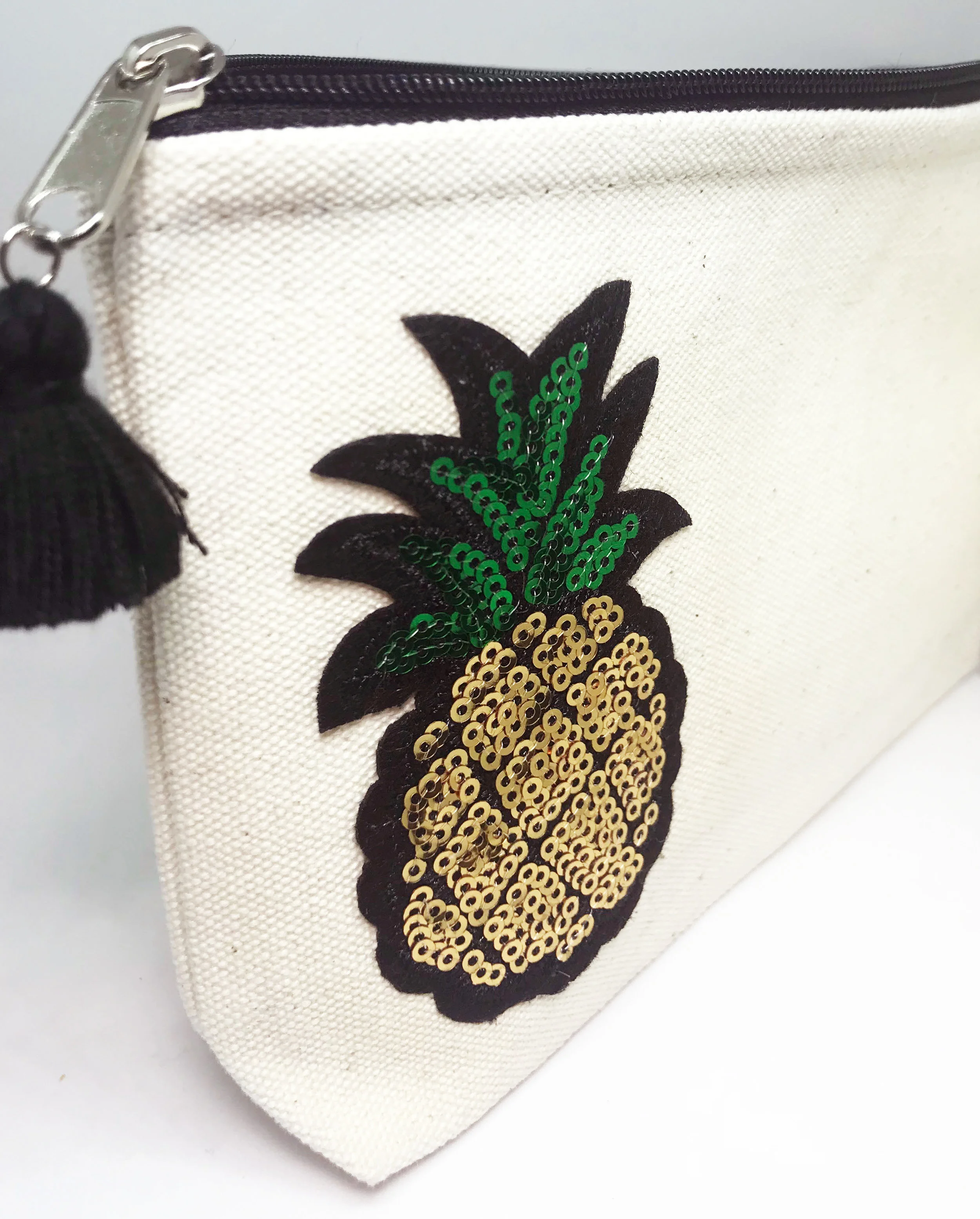 Black & Gold Pineapple Perfection Pouch 