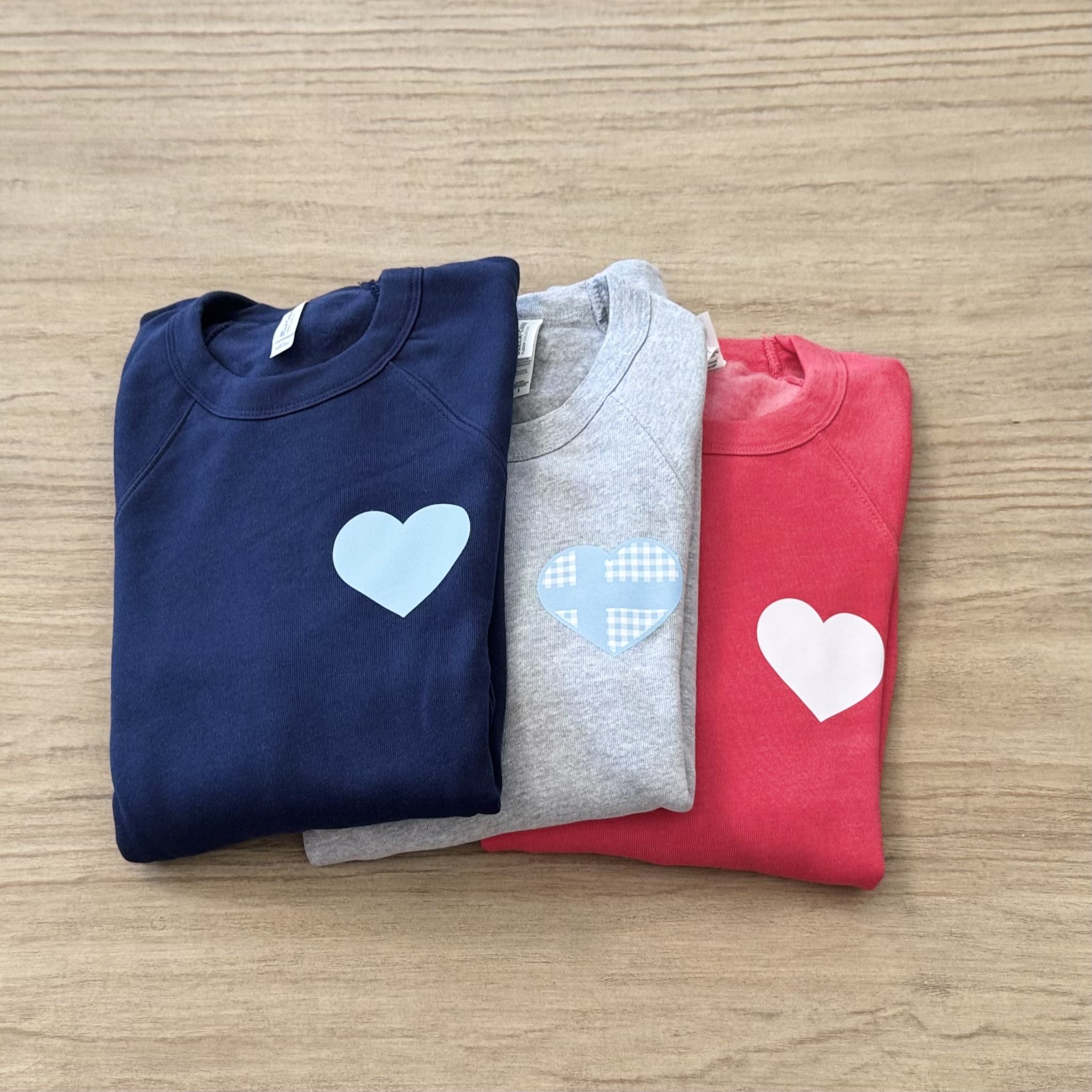 Swede Love Heart Sweatshirt – Bella + Canvas Sponge Fleece