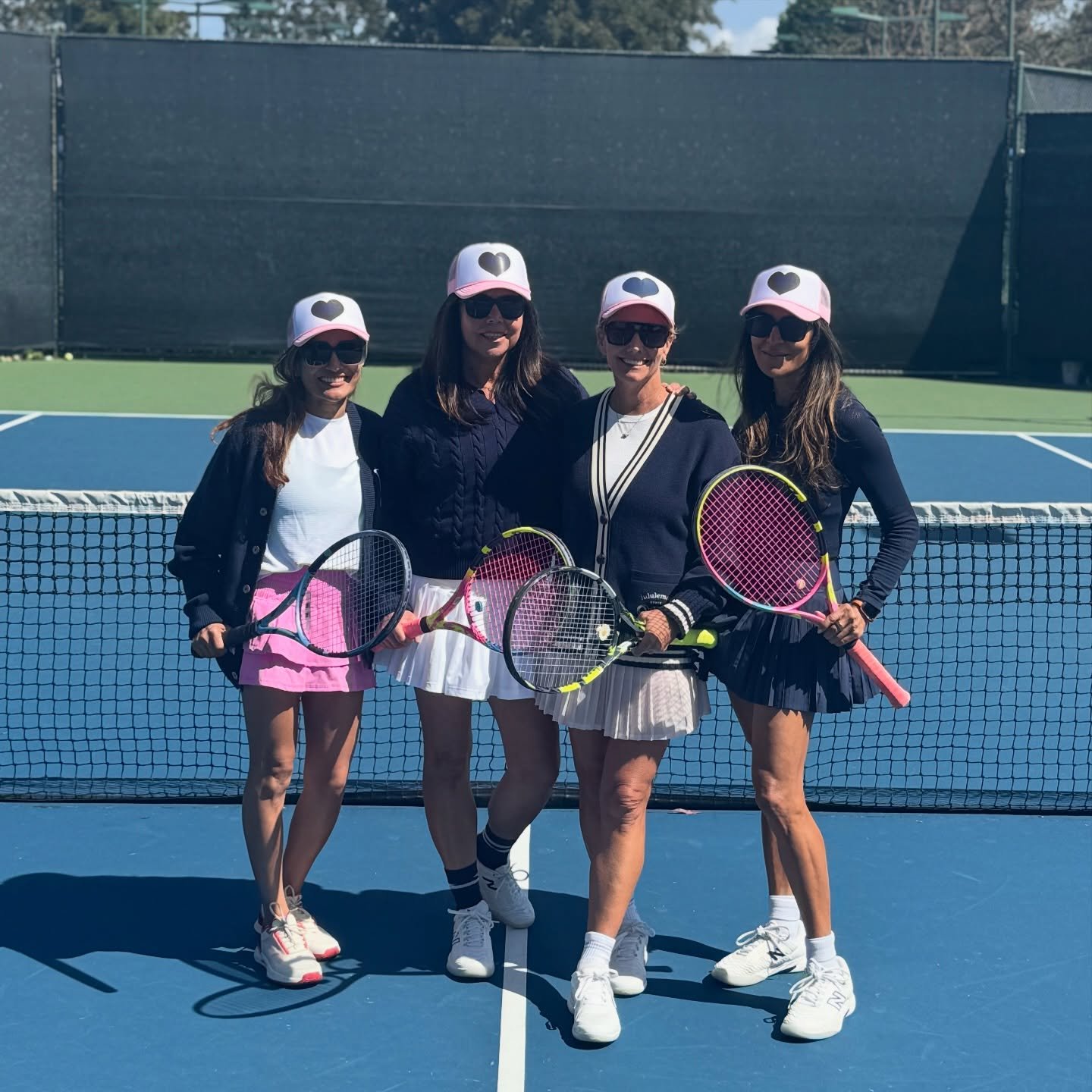 We wear our hearts on our hats. #🎾🩷 #wearthelove #swedeloveshop