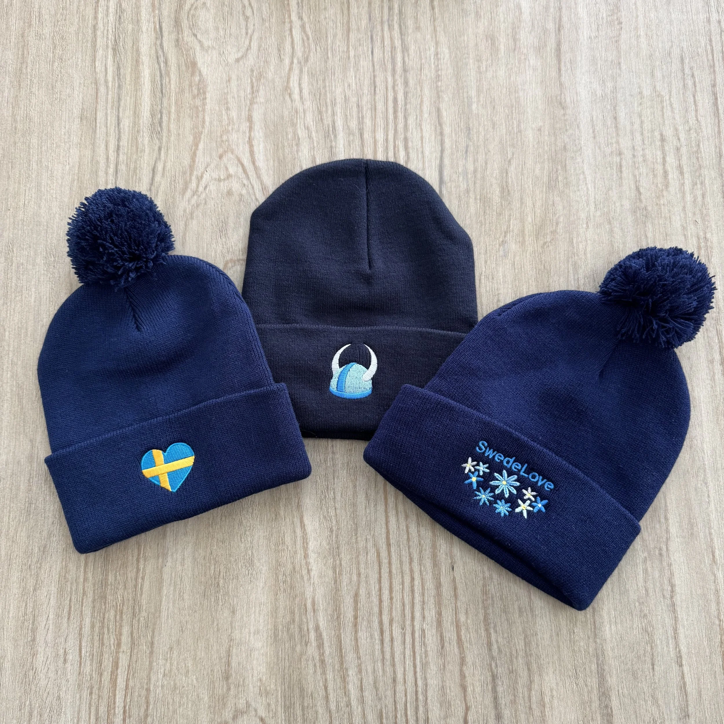 Swede Love Knit Beanie – Cozy Scandinavian Style | Embroidered in Los Angeles