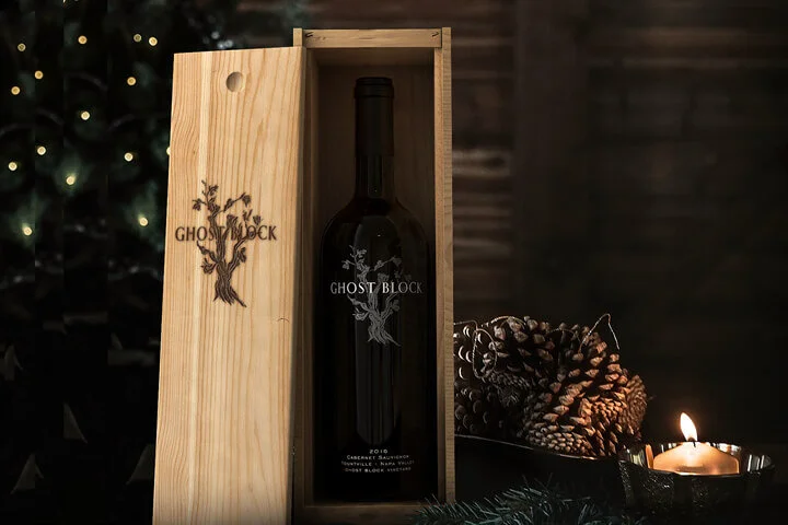 “Planting the Christmas seed” Lifestyle Image for Ghost Block Vineyard