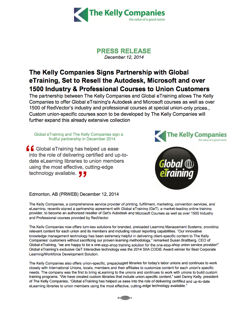 KLC Press Release