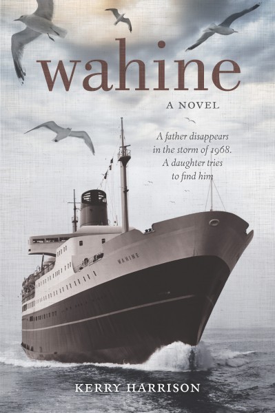  Wahine, Kerry Harrison  ISBN :&nbsp;978-0-473-24514-6  In 2009, a mysterious figure in an Auckland resthome, where an old woman is dying, triggers memories of the Wahine storm of 1968 and its aftermath. After the disapearance of her father Snow in t