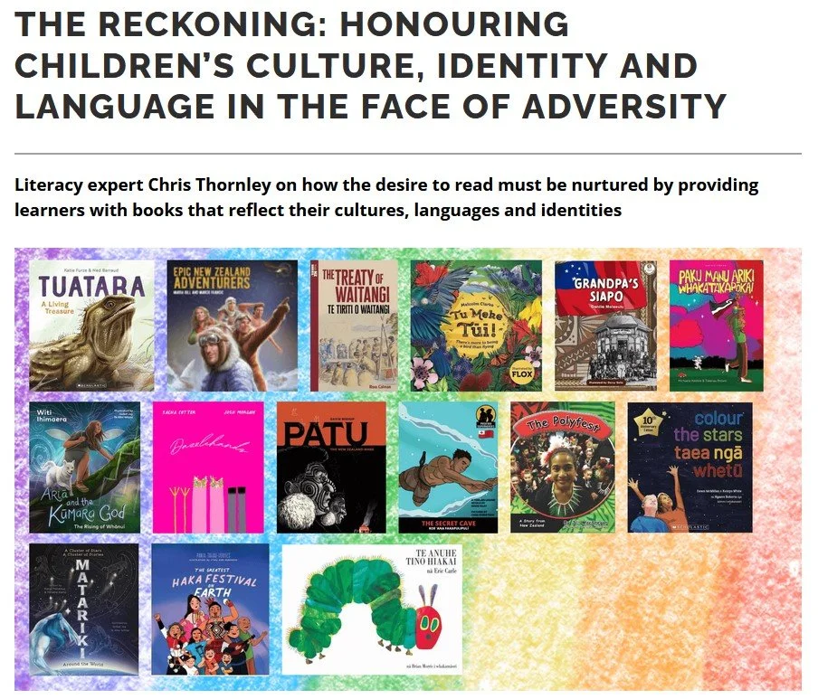 Delighted to see one of our most popular children's books, "Tu Meke Tūī" mentioned in this fascinating article by literacy expert Chris Thornley about why books that reflect a young reader's culture, language and identity make a difference 