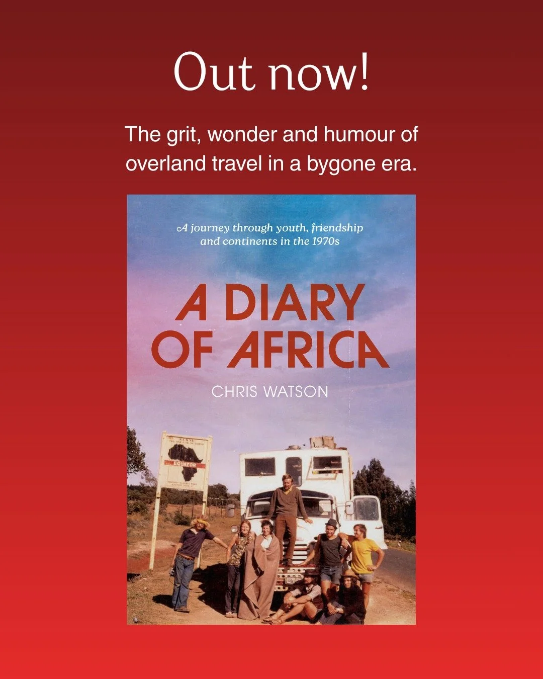 Congratulations to Kiwi traveller Chris Watson on the publication of his highly-readable travel memoir, "A Diary of Africa". 

In 1971, a band of young English and colonial adventurers piled into an old Bedford truck called Monty and set ou