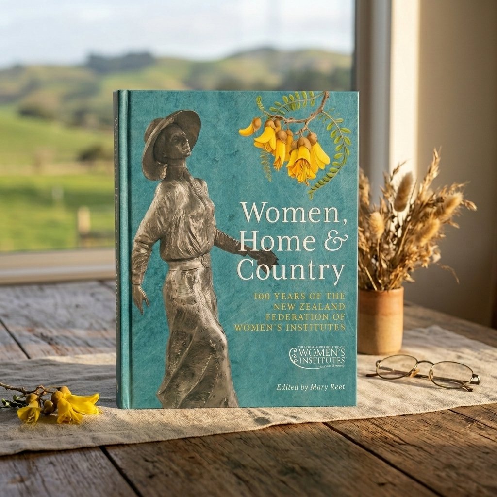 Our warmest congratulations to everyone involved with the NZ Federation of Women's Institutes on the publication of "Women, Home &amp; Country".

This book marks the centenary of the New Zealand Federation of Women&rsquo;s Institutes, celeb