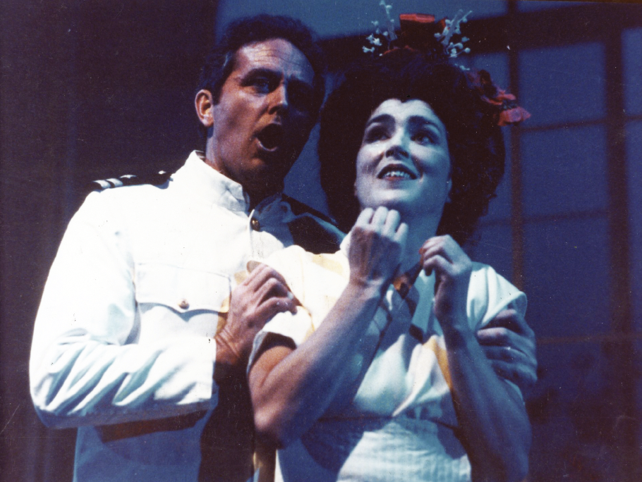 Together in Madame Butterfly in England in 1985.